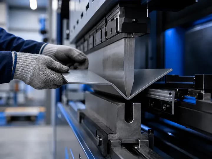 Гнуття листового металу на пресі
